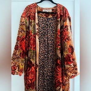 Free People Velvet Duster
